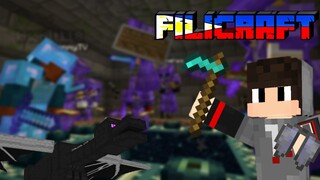 Biglaang Ender Dragon Fight with Them!😂 Sabay Kuha na rin ng Elytraaa! | FILICRAFT #8