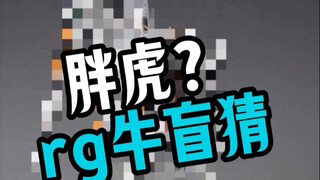 盲猜环节，rg牛1比100，你会猜多少钱呢？#胶佬 #牛高达 #高达模型