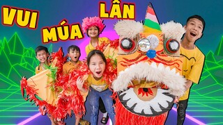 Thái Chuối | Cùng Team Làm Đầu Lân Khổng Lồ - Múa Lân Vui Trung Thu