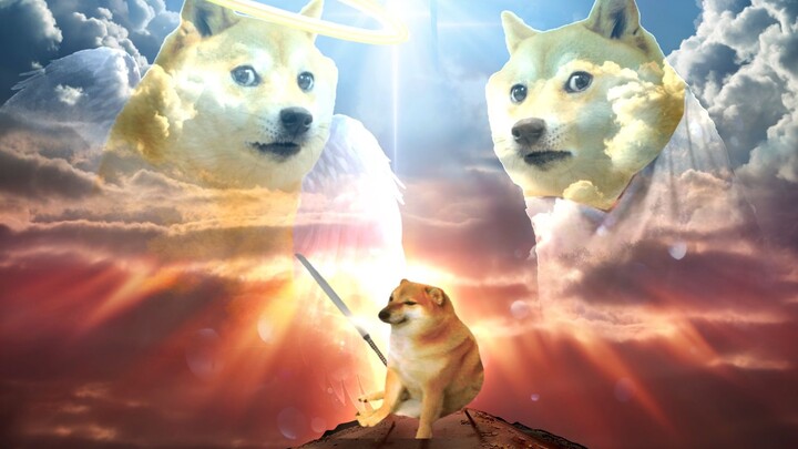 "Cheems, does Cyber God dream of AI heaven?" (1)