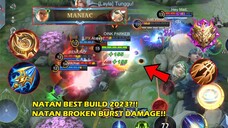 NEW META! Natan Burst Damage AUTO MANIAC! Top Global Natan | MLBB