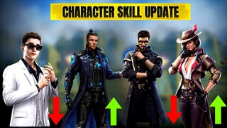 ob34 character ability change | free fire character ability change | ob34 update free fire details