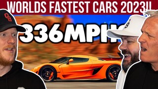 World’s Fastest Cars 2023 REACTION | OFFICE BLOKES REACT!!