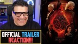 HOUSE OF THE DRAGON | OFFICIAL TRAILER REACTION!!! | Game of Thrones | HBO MAX