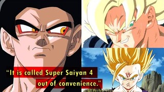 Why does SSJ4 look so different to past Super Saiyan forms?