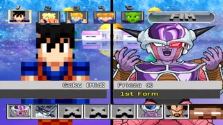 TEAM MINECRAFT Z VS TEAM VILLANOS Z EN DRAGON BALL Z BUDOKAI TENKAICHI 3 NUEVA ISO CON MODS GAMEPLAY