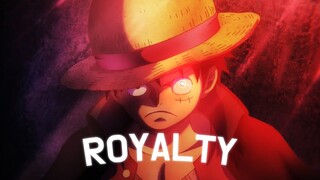 One Piece - LUFFY vs KAIDO  |  AMV - Royalty | 4K