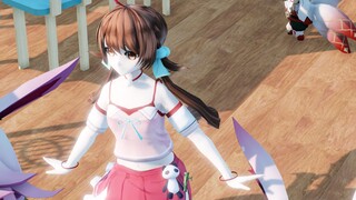 MMD:新科娘书记舞，下边是？