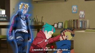 Boruto dan Kawaki Otsutsuki Kalah dari Daemon,  Momoshiki Marah dan Muncul - Boruto Chapter 74