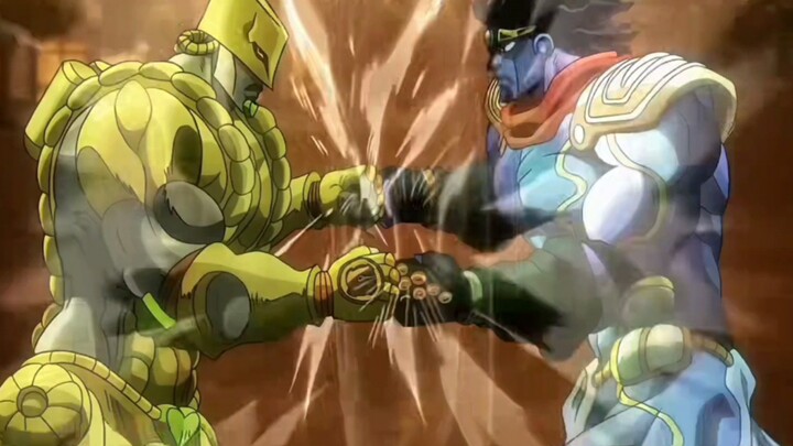 Ketika semua efek suara pertarungan di JOJO digantikan oleh efek suara pertahanan