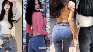 Siapa yang tidak menyukai wanita cantik, murni, anggun, dan mengenakan celana jins ketat?