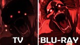 MAPPA'S BRAND NEW ANIMATION SCENES in Attack on Titan The Final Season Part 2 TV vs BLU-RAY Ep 80