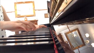 Berkah Resmi Surga Penggemar asing memainkan piano versi animasi bgm [Berkah tidak hanya musik, teta