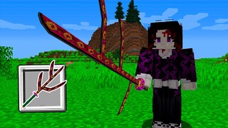 VIREI O LUA SUPERIOR 1 NO MINECRAFT DEMON SLAYER