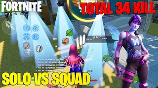 NEKAT SOLO VS SQUAD WALAUPUN BELUM JAGO! AUTO BANTAI BOT DONK! FORTNITE MOBILE