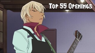 Détective Conan : Top 55 Openings