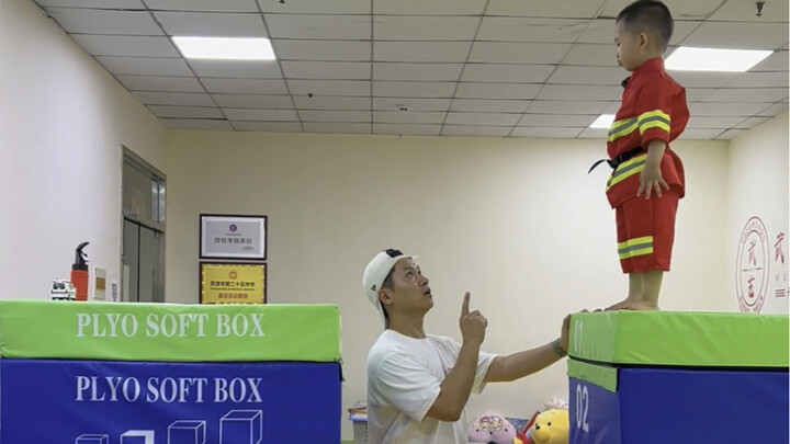 This was the final challenge Dad set for Prince when he was still dreaming of becoming a firefighter