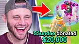 Clash Royale Champions! Donating 20k to Streamers...