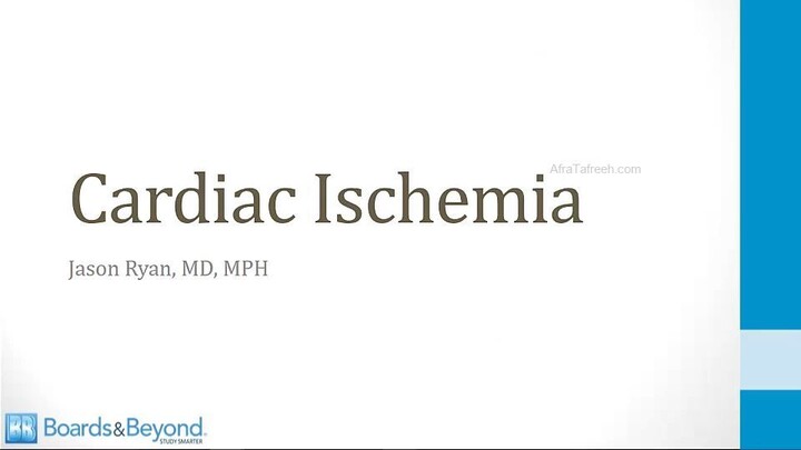 Cardiology - 2. Cardiac Ischemia - 2. Cardiac Ischemia - USMLE step 1