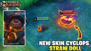 Cyclops Straw Doll New Halloween Skin | New Effect & Gameplay | Mobile Legends