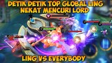 Detik Detik Top Global Ling Nekat Mencuri Lord | Ling Gameplay - Mobile Legends