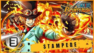 Onepiecebountyrush SABO STAMPEDE MAX BOOST 52/52 กับฉายาวิบวับของเขา👊👊