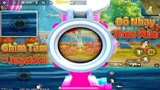 PUBG Mobile : Hướng Dẫn Ghìm Tâm Bằng Nút Di Chuyển Joystick và Bảng Độ Nhạy Mùa Mới