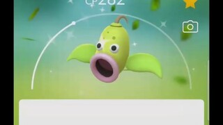 Pokémon GO-Evolving Shiny Weepinbell