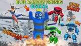 BLUE RAINBOW FRIENDS RAKSASA DIBAKAR ULTRAMAN & ROBOT TAYO, UPIN TAKUT - GTA 5 SULTAN