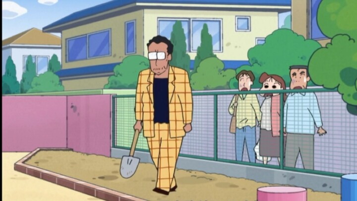 [Crayon Shin-chan famous scene] About the incident where passers-by thought the boss destroyed the b