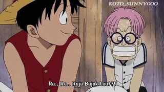 Raja Bajak Laut. Luffy dan Coby.