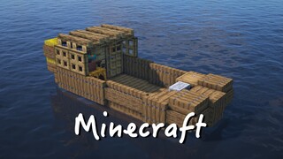 【Minecraft】这艘船能住十个人？