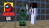 Monster School : AMONG US WITH BALDI & SADAKO - Minecraft Animation