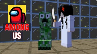 Monster School : AMONG US WITH BALDI & SADAKO - Minecraft Animation