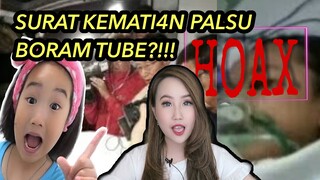 SURAT KEM4TIAN BORAM TUBE SIAPA YANG BUAT?!!! #BORAMTUBE