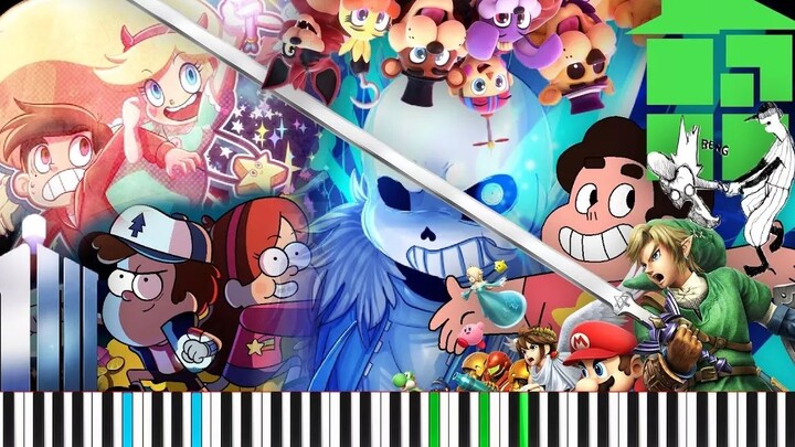 MegaLoVania | Aransemen piano senar super mulus! Ekstasi macam apa ini?