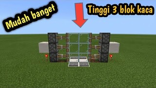 Cara Membuat Pintu Kaca Otomatis Di Minecraft