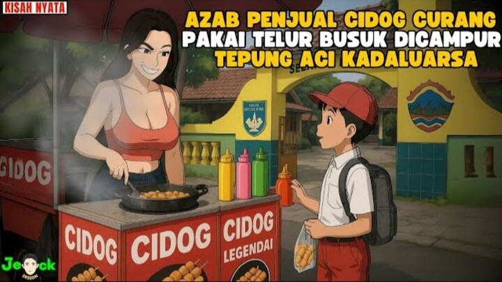 AZAB PENJUAL CIDOG CURANG PAKAI TELUR BUSUK DICAMPUR TEPUNG ACI KADALUARSA