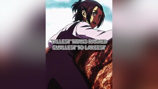 Tallest Titans Ranked Smallest To Largest (Part 2) aot edit titan height aotedit anime viral animeedit fyp fypシ fypage trending pourtoi weeb xyzbca foryou foryoupage animetiktok aotfyp animefyp