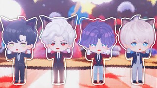[Love and Deep Space MMD] Meow! Meow! Meow! Meow! [Qi Yu/Qin Che/Li Shen/Shen Xinghui]