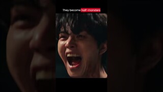 They become half monsters