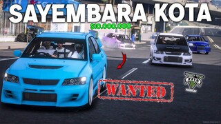 SAYEMBARA KOTA, SATU KOTA MEMBURU EVO BIRU, YANG BISA NANGKEP DAPET 10 JUTA USD - GTA 5 ROLEPLAY