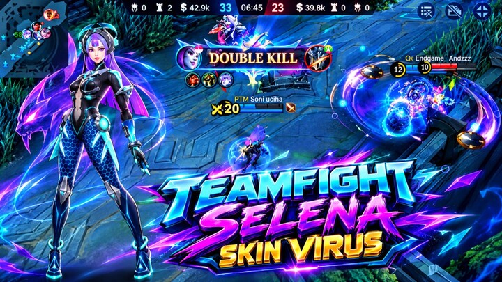 Lele Selena bikin Lawan Frustasi | MLBB MOBILE LEGEND