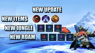 NEW UPDATE - BIG ITEM CHANGES, ENCHANTED BOOTS, JUNGLE ROAM UPDATE - MOBILE LEGENDS PATCH 1.5.72