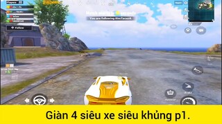 Giàn 4 siêu xe siêu khủng p1