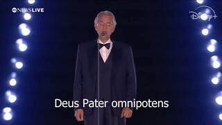 Andrea Bocelli Dominus Deus (St. Peter’s Square for Vatican’s 2025 Jubilee Year)
