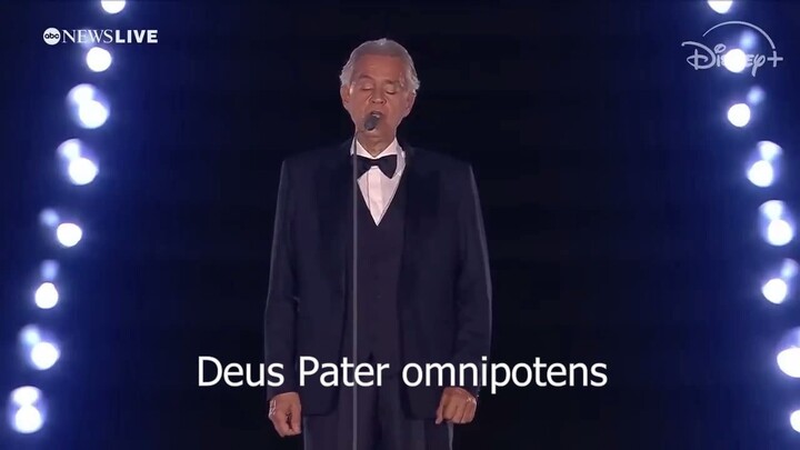Andrea Bocelli Dominus Deus (St. Peter’s Square for Vatican’s 2025 Jubilee Year)