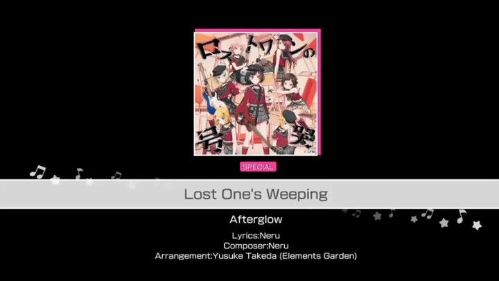 Bang Dream gameplay lost one's weeping special speed 11.0