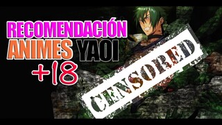 Recomendación animes yaoi +18