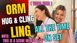 #secretofus lingorm - orm hug and cling Lada (lingling) in real life #lesbiancouple #lingorm